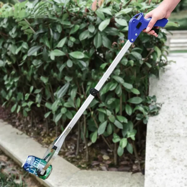 83cm Foldable stretcher picker gripper long handle garbage collector aluminum alloy grabber waste pick up tool For Garden Outdoo