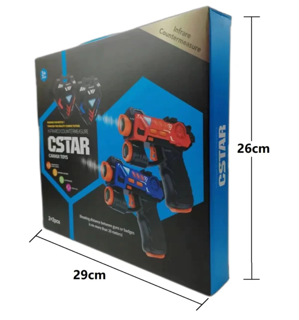 Laser Tag Gun Set Multi-person Battle Party Games Electric Infrared Toy Guns Interactive Teamwork War Game Indoor Outdoor Sports